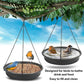 Hanging Bird Bath Hanging Bird-Feeder - CARGEN Garden BirdBath Tray Wildlife Feeder Plate Water Bowl or Water Bowl for Outdoors Garden Patio Decoration