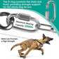Tresbro Heavy Duty Dog Chains for Outside, 15FT Stainless Steel Tie Out Cable with Swivel Hook for Small Medium Dogs, Metal Chew Proof Pet Runner