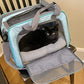 Enjoying Cat Mat Bed 10" x 15" Pet Bed with Pillow Around for Puppy Kitten Curled Sleeping Beds for Carrier/Crate Small Dog Cushion, Anti Skid Bottom, Small