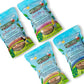 Bird Street Bistro Parrot Food - Parakeet & Cockatiel Food - Cooks in 3-15 min with Natural & Wholesome Grains, Legumes, Non-GMO Fruits, Vegetables & Health Spices