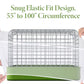 Bird Cage Seed Catcher White Bird Cage Net Cover Adjustable Birds Cages Netting Seed Catcher Stretchy Birds Cages Guard for Parrot Enclosures