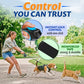 16.4 ft Retractable Dog Leash for Dogs 10–100 lbs - Heavy Duty Tape Leash with Strong Nylon Tape - 360° Swivel Control - One-Click Brake & Lock