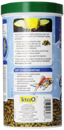 TetraPond Spring And Fall Diet 7.05 Ounces, Pond Fish Food, For Goldfish And Koi