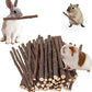700g Apple Sticks Molar Wood Treats, Rabbit Toys Chinchilla Guinea Pig Bunny Toys Wood Chews Sticks for Teeth Rabbit Food Guinea Pig Hamster Gerbil Chews Small Animals Snacks(200 Pcs)