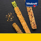 Vitakraft Crunch Sticks Parakeet Treat - Triple-Baked Millet Parakeet Treats with Natural Wood Center - Crunchy & Nutritious Bird Treat Sticks for Small Animals (12 Count, Honey, Egg, and Apple)