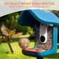 Metal Suet Ball Holder for Bird Buddy, Compatible with BirdBuddy Smart Feeders & Others with Ready 5mm Screw Hole, Durable Accessory & Add-on Attachment for Bird Feeders (Orange)