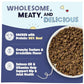 Pawstruck Air Dried Dog Food with Real Beef, Grain-Free, Made in USA, Non-GMO & Vet Recommended, High Protein Limited Ingredient Full-Feed for All Breeds & Ages, 2lb Bag