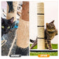 Natural Sisal Rope for Cat Scratcher, 1/4 Inch x 164 Feet Cat Rope, Heavy Duty Sisal Twine for Cats Scratching Post Replacement, and Crafts Gardening Home Decorating