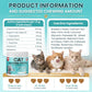 Cat Calming Treats, 140 Soft Chews to Relieve Anxiety, Stress & Prevent Bites, Perfect for Travel & Veterinary Visits, Soothing Calming Care for