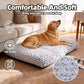 Dog Beds Large Sized Dog, Washable Durable Pet Bed, Deluxe Plush Soft & Comfortable Dog Crate Bed Pad for Large, Jumbo, Medium, Small Dogs Breeds