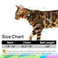 Cat Harness and Leash Set - Escape Proof Adjustable Cat Harness, Comfortable Soft Lightweight, Use Safe & Easy, Walking Travel Kitten Harness for Small Medium Large Cats (Hawaii Green)