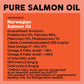 Nature's Diet Pet 32 oz Norwegian Salmon Oil Dogs & Cats - Natural Support for Joint Function Immune Heart Health Appetite Skin & Coat Omega 3 6 9 Liquid Food Topper EPA DHA Fatty Acids
