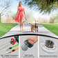 WIGZI - 2025 Enhanced Edition - Dual (2) Dog Retractable Leash, Auto-Untangles, Supports Up To 50lb Dogs, 10ft Distance Each Dog, Color-Coded
