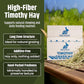 High Desert 2nd Cutting Timothy Hay for Rabbits, Guinea Pigs, Chinchillas and Small Pets, Soft Leafy for Daily Feeding and Digestive Health, Natural Rabbit Food and Guinea Pig Hay for Hay, 4 Lb Box
