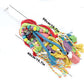 20.5 inch Parrot Chewing Toys - Wooden Block Tearing and Cotton Rope Toys for Medium Large Extra Large Parrot Conures African Grey  Cockatoo and Macaw