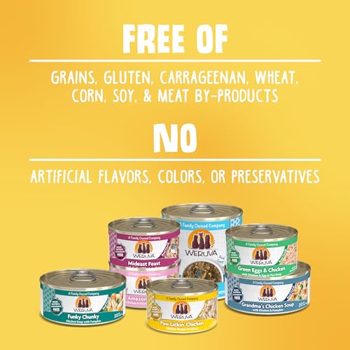 Weruva Classic Cat Food, Variety Pack, Paw Lickin' Pals Wet Cat Food, 5.5oz Cans (Pack of 24)