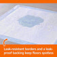 Basics Leak-Proof Dog and Puppy Potty Training Pee Pads with Quick-Dry 5-Layer Super Absorbent Design, Regular Size 22 x 22 inch, Blue & White, 100 Count