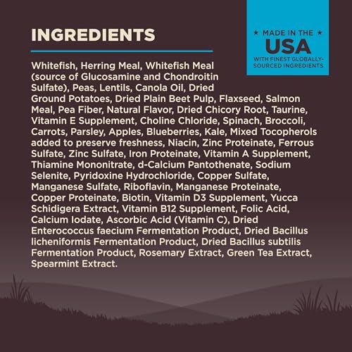 Wellness CORE Adult Dry Dog Food, Grain Free Kibble, Natural, High Protein, Chicken Free, Whitefish, Herring and Salmon Recipe, 26 lb Bag