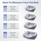 INVENHO Medium Dog Beds for Medium Dogs Washable, Rectangle Dog Bed Medium Size Dog, Orthopedic Dog Bed, Warming Soft Calming Sleeping Puppy Bed Durable Pet Bed with Anti-Slip Bottom M(30"x24"x9")