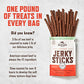 Rocco & Roxie Beef Jerky Dog Treats 1 lb | Soft Training Snacks Made in USA | High Value Beef Jerky for Dogs, Small, Large Breeds, Seniors, and Puppies | Natural Chews for Rewarding Good Behavior
