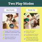 WOOF Walkabout - Enrichment Dog Toys Puzzle and Treat Dispenser - Adjustable Difficulty for Kibble and Treats - Durable Rubber - Easy to Clean - Large