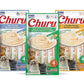 INABA Churu Lickable Purée Natural Cat Treats Tuna & Chicken 3 Flavor Assortment of 12 Tubes