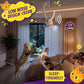 Interactive Cat Toys for Indoor Cats: Automatic Flying Bird Feather Wand Chase Exercise Enrichment Stimulation, USB Rechargeable Durable Safe Hanging Toy for Bored Kittens Adult Multi Cat Households