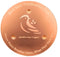 Bird Bath Copper Disk, Premium 0.6mm Sturdy 99.99% Pure Copper Disk for Bird Baths,Triple-Point Support Ensures Clean Water Year-Round, Compatible with All Outdoor Birdbath Bowls