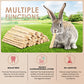 Bissap 700g/1.5Ib Sweet Bamboo Chew Sticks for Rabbits, Bunny Chewing Sticks for Rabbits Hamster Chinchilla Guinea Pigs Rabbit Small Animals Natural Treats Teeth Grinding Toys