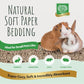 Small Pet Select Premium Small Animal Bedding, Natural Soft Paper Bedding for Small Indoor and Outdoor Pets, Made in USA, 56 L Pack,Beige