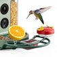 Complete Bird Feeder Accessory Kit DIY Add-Ons Including Mini Hummingbird Feeder, 2 Fruit Holders, Jelly Feeder, Compatible with Kiwibit Smart Bird Feeder with Camera to Attract More Birds