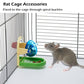 Rat Enrichment Toys, Interactive Foraging Toys For Rats, Intelligence Growth Rat Enrichment Puzzle Games, Treat Dispensing Slow Feeder for Rats Cage Toy, Bird Foraging Toy for Parakeet Conure (1Pcs)
