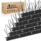 OFFO Black Pre-Assembled Bird Spikes, 304 Stainless Steel Pigeon Spikes for Outside, Cover 10.8 Feet, Easy Installation for Balcony, Roof, Window Sills, Keep Building Surfaces Clean