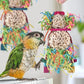 Bissap 2PCS Bird Parrot Foraging Shredder Hanging Toys Sola Balls Sepak Takraw with Pacifier for Small Parrots Parakeets Conures Cockatiels Love Birds Cage Toy