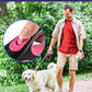 Emperor Pets Pink Heavy Duty Retractable Dog Leash 26 ft – Tangle-Free Nylon Tape, Anti-Slip Grip, Reflective – Retractable Leash for Medium Large