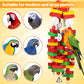 MEWTOGO Large Bird Parrot Toys for Cockatoos African Grey Macaws and  Parrots Bird Gift