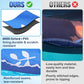 Upgraded Tear-Resistant Dog Pool Float - 25" x 41" Stable Support Inflatable Dogs Floats, Scratch-Proof Oxford Summer Floatie Raft Pool Toy for Small