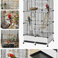 Encrypted Bird Cage Large Bird Cages 57-Inch, Top Storage Space, Bottom Splash Guard with Essential Bird Supplies – Durable & Spacious Aviary – Budgies & Cockatiels