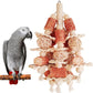 Bird Toys, Natural Corn Stick Parrot Toys Hanging in Bird Cages，for Small and Medium-Sized Macaws,African Grey,Cockatoos,Cockatiel,Sun Conure， Parrots