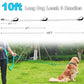 3 Handle Dog Leash 10FT Triple Handle Reflective Large Medium Dog | Multi Handles Heavy Duty Training Lead with Padded Traffic Handles for Control