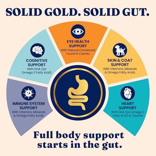 Solid Gold High Protein Dry Cat Food - Grain Free & Gluten Free Alaskan Pollock Cat Dry Food w/Probiotics for Gut Health & Digestion - High Fiber & Omega 3 - Low Carb Superfood Kibble - All Ages-12LB