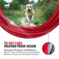 Tuff Pupper Dog Tie Out Cable 60 Feet | Dog Runner Cable for Yard 60 ft | Heavy Duty Lead | Water & Rust Resistant Industrial Strength Steel | 360