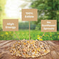 Kaytee Wild Bird (No Mess or Waste Free) Food Seed Blend For Blue Jays, Woodpeckers, Juncos, Cardinals, Grosbeaks, Sparrows, and Finches, 10 Pound, (Packaging May Vary)