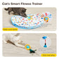 Potaroma Interactive Cat Toys, Fast Moving Ball in Play Mat, Automatic Motion Activated Ball Hide and Seek for Indoor Exercise Kicker, Animal
