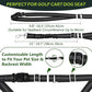 Golf Cart Dog Seat Leash, Pet Dog Seat Belt Harness for Golf Cart, with Adjustable Straps, Prevents Falls & Injuries, Black