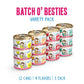 Weruva BFF Minced Natural Wet Cat Food, Batch O Besties Variety Pack, 3oz Can, Pack of 12