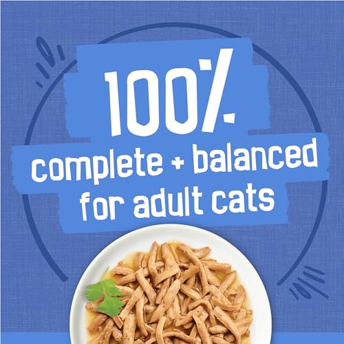 Purina Friskies Wet Cat Food Variety Pack, Shreds With Beef, Turkey and Cheese Dinner, Chicken and Salmon Dinner, and With Ocean Whitefish and Tuna - (Pack of 40) 5.5 oz. Cans