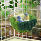 Bird Nest for Cage,Plush Hanging Bird Bed for Parakeet,Breeding Bird House for Conure,Budgie,Cockatiel,Lovebird,Canary,Finch,Hamster,Small Pets,Warm Nest (Green, S)