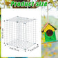 2 Pcs Bluebird House Predator Guards, Stainless Steel Wire Mesh, Silver, 4 x 6 x 6 inches, Protects Eastern Bluebird and Babies