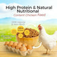 RANZ 2LBS Non-GMO Dried Mealworms for Chickens, High Protein Meal Worms, Premium Chicken Feed, Whole Large Mealworms for Blue Birds, Ducks, Fish